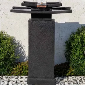 Campania International Katsura Fountain with Pedestal