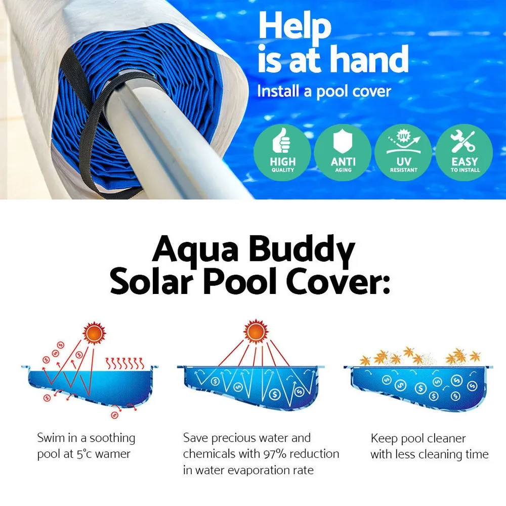 11x6.2m Pool Cover Roller Swimming Solar Blanket Heater Covers Bubble