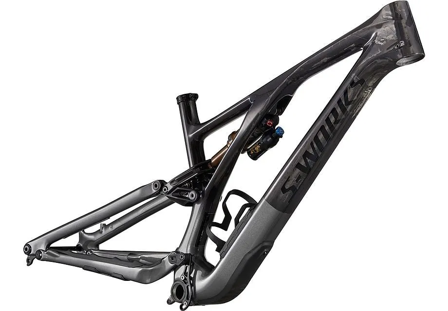 2022 Specialized S-Works Stumpjumper EVO 29" Carbon Frameset - S1, GLOSS SMOKE / CARBON / BLACK