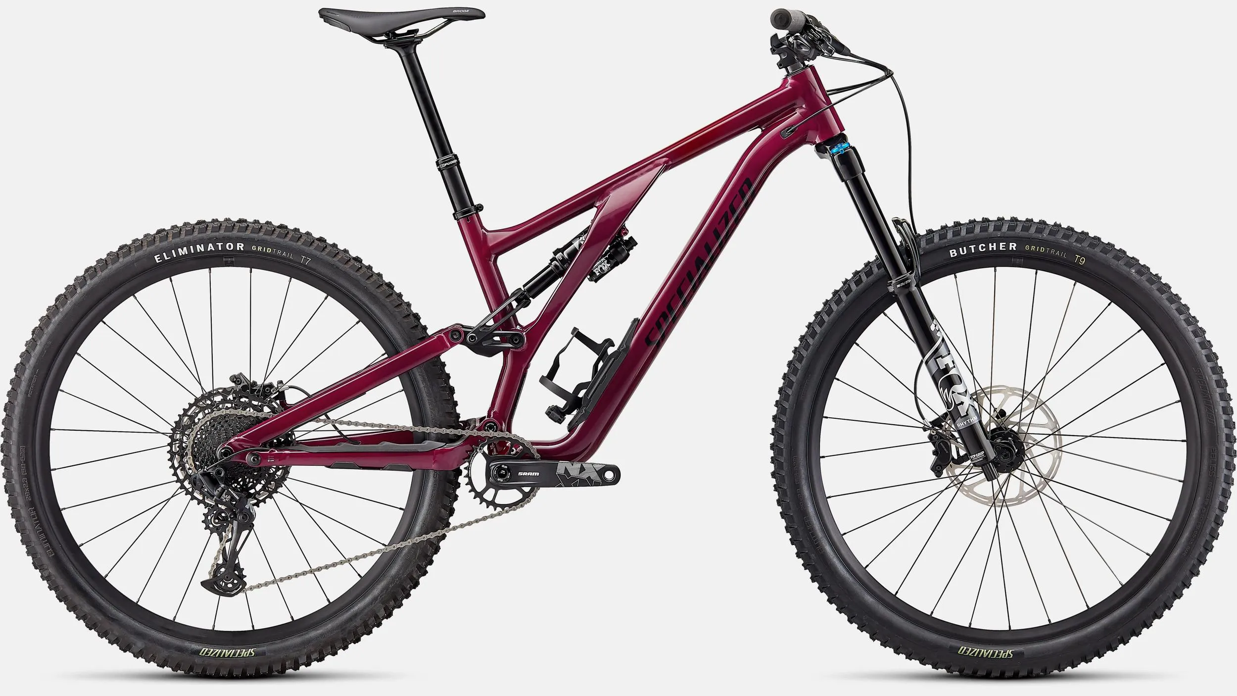 2022 Specialized Stumpjumper EVO Comp 29" Alloy Mountain Bike - S1, GLOSS RASPBERRY / BLACK