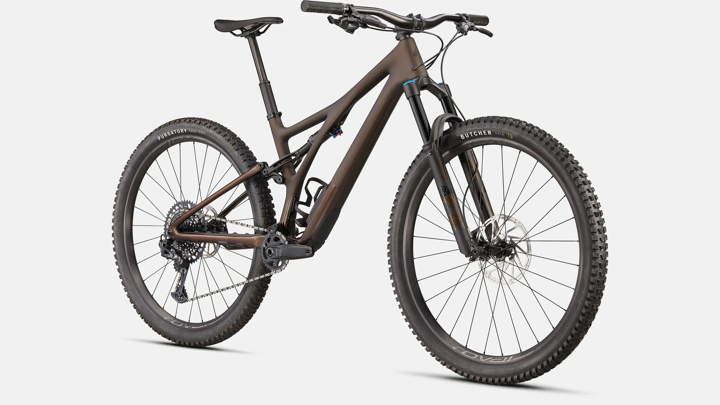 2022 Specialized Stumpjumper Expert 29" Carbon Mountain Bike - S1, SATIN DOPPIO / GLOSS DOPPIO / SATIN BLACK