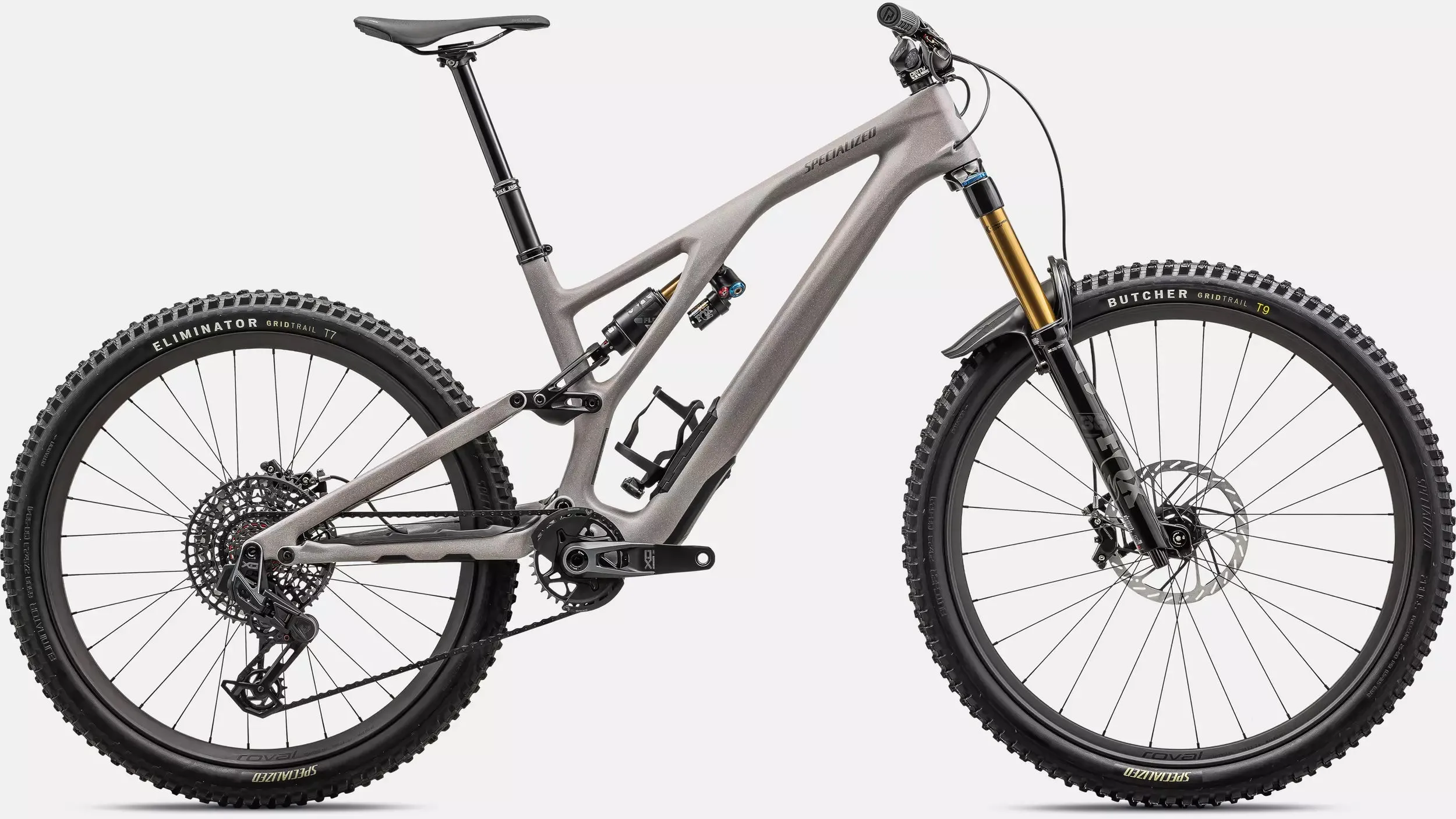 2024 Specialized Stumpjumper EVO Pro T-Type - Satin Dune White/ Dove Grey / Cool Grey / Amber Glow  / Smoke