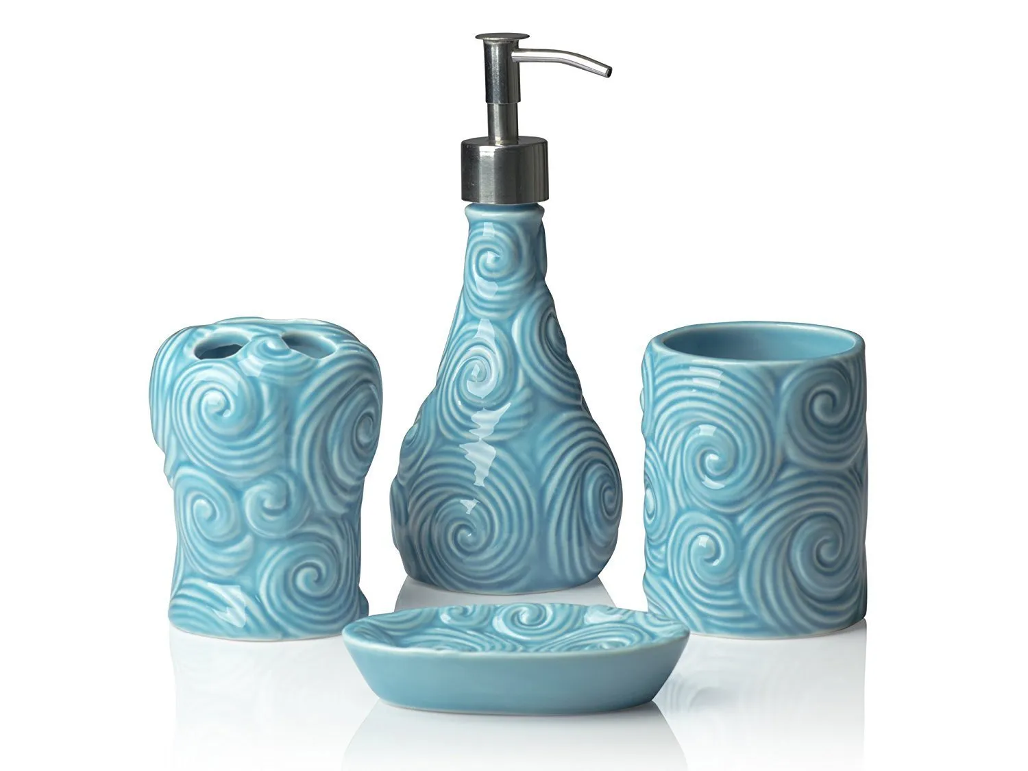 4 Piece Bathroom Accessory Set