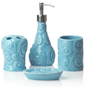 4 Piece Bathroom Accessory Set