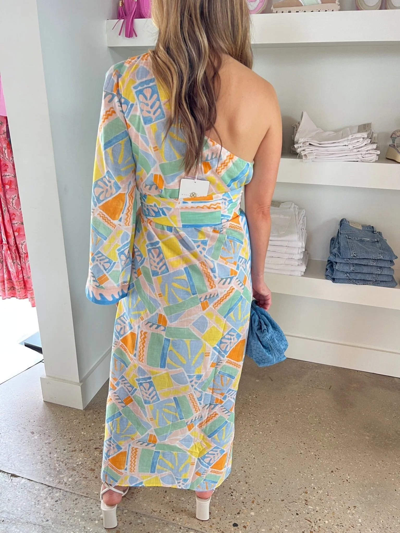 Abstract Mila Maxi Dress