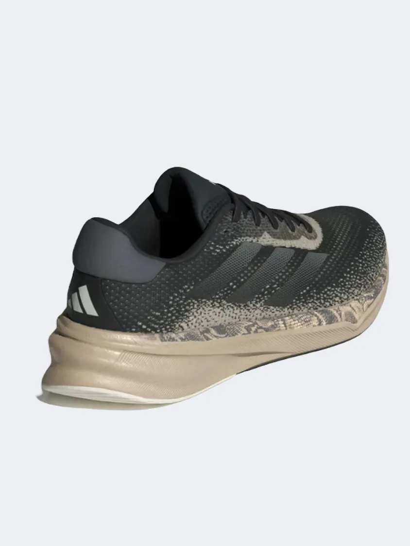 Adidas Supernova Stride Men Running Shoes Carbon/Iron/Beige