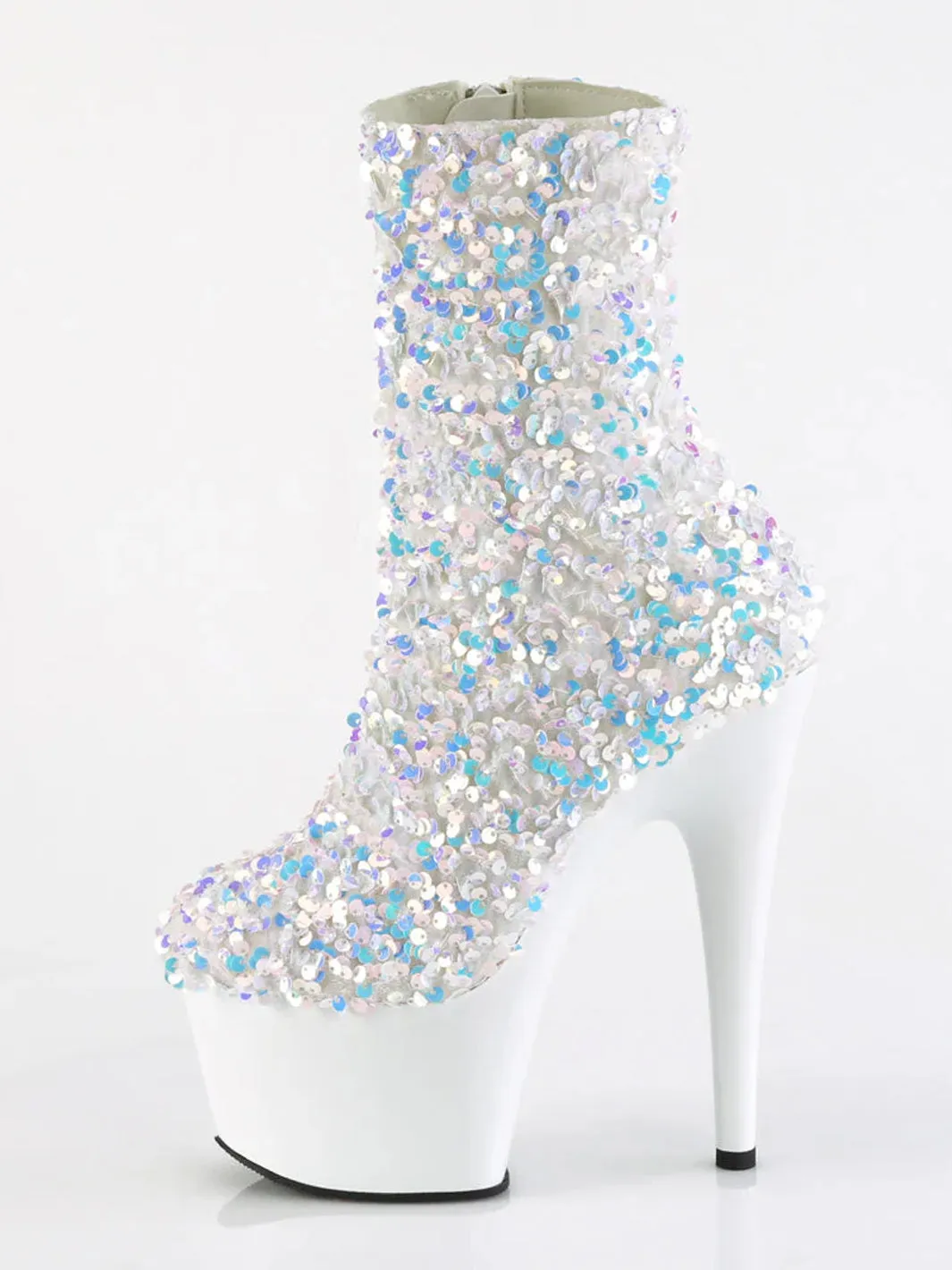 ADORE-1042SQ - WHITE MULTI GLITTER ✰ PRE ORDER ✰