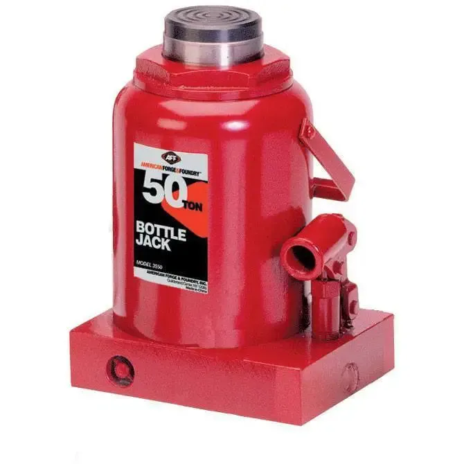 AFF Bottle Jack w/ One-Piece Handle (50 Ton)