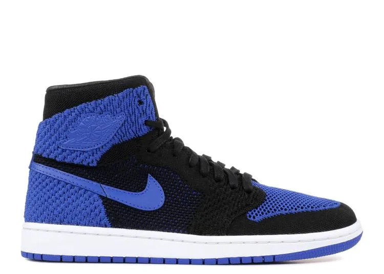 AIR JORDAN 1 RETRO HIGH OG FLYKNIT 'ROYAL' sneakers, black