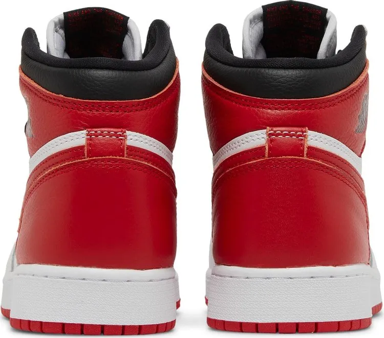 Air Jordan 1 Retro High OG GS Heritage Sneakers, Red