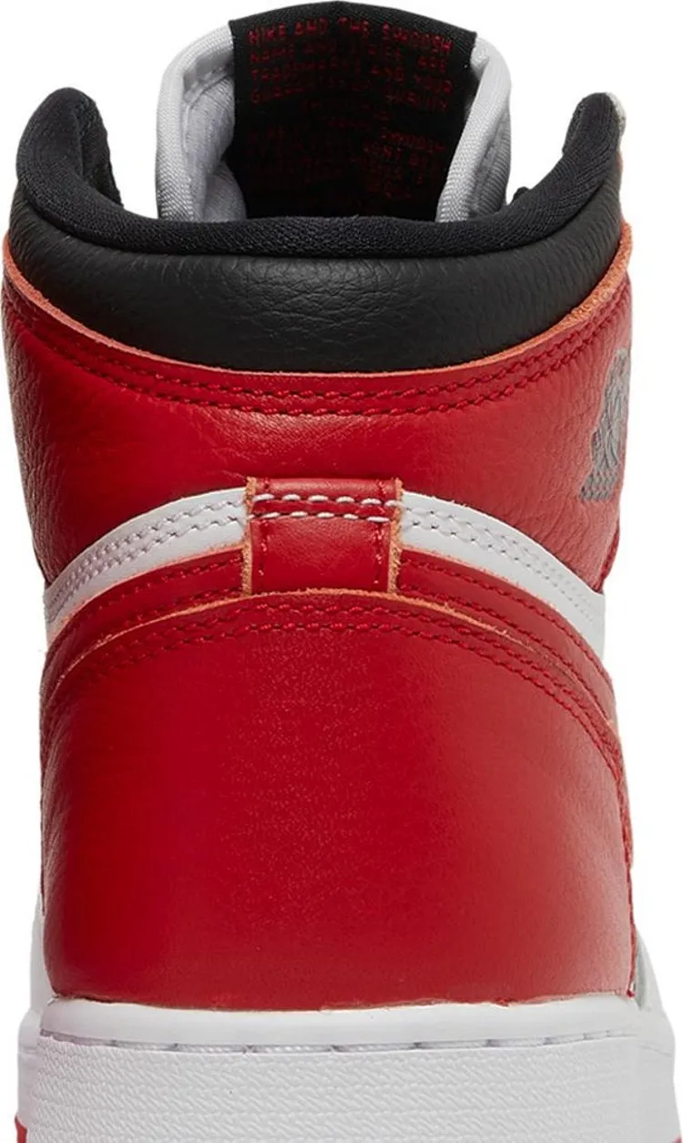 Air Jordan 1 Retro High OG GS Heritage Sneakers, Red