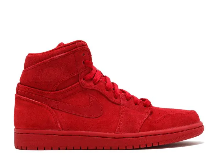 AIR JORDAN 1 RETRO HIGH 'RED SUEDE' sneakers, red