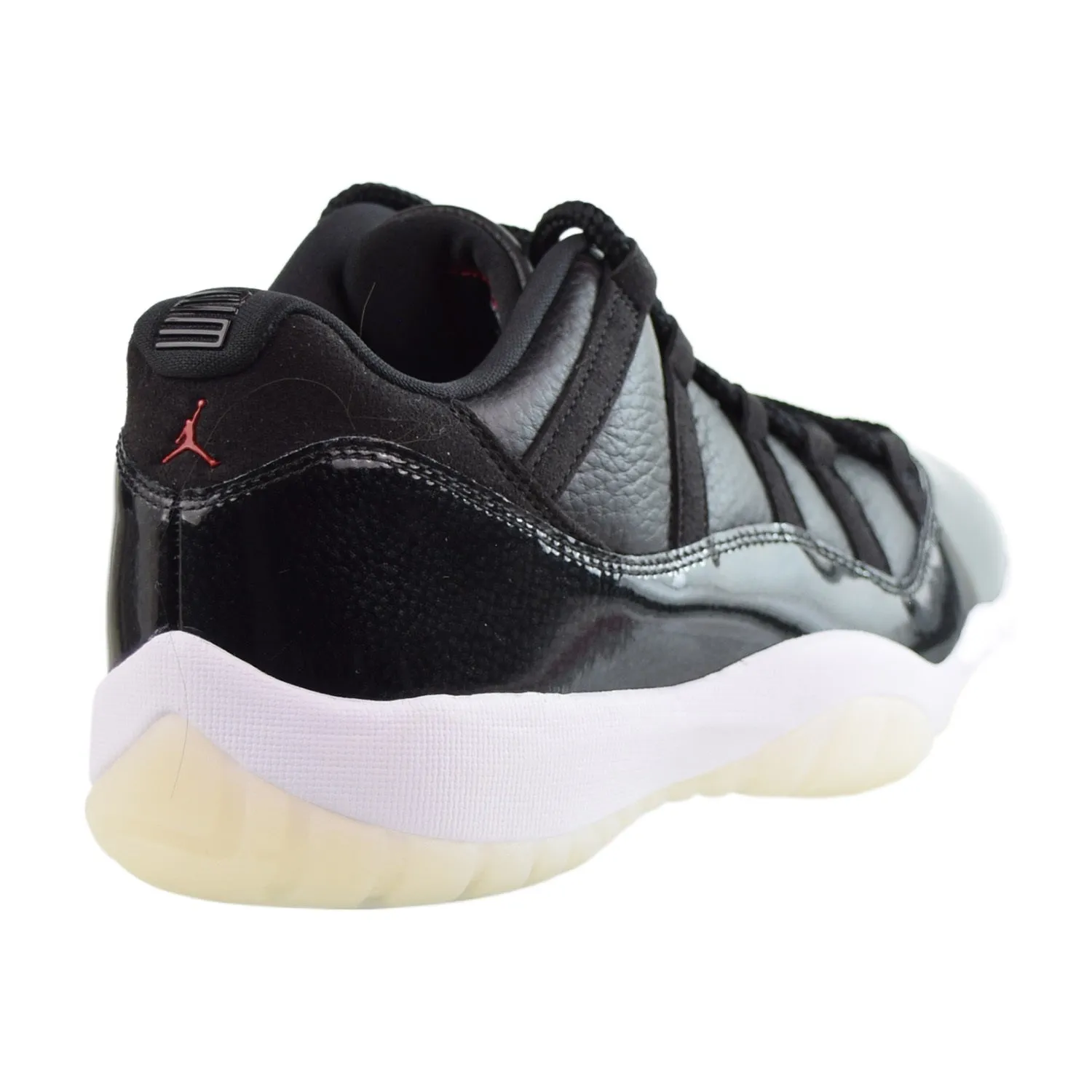 Air Jordan 11 Low '72-10 Men's Shoes Black-Gym Red-White