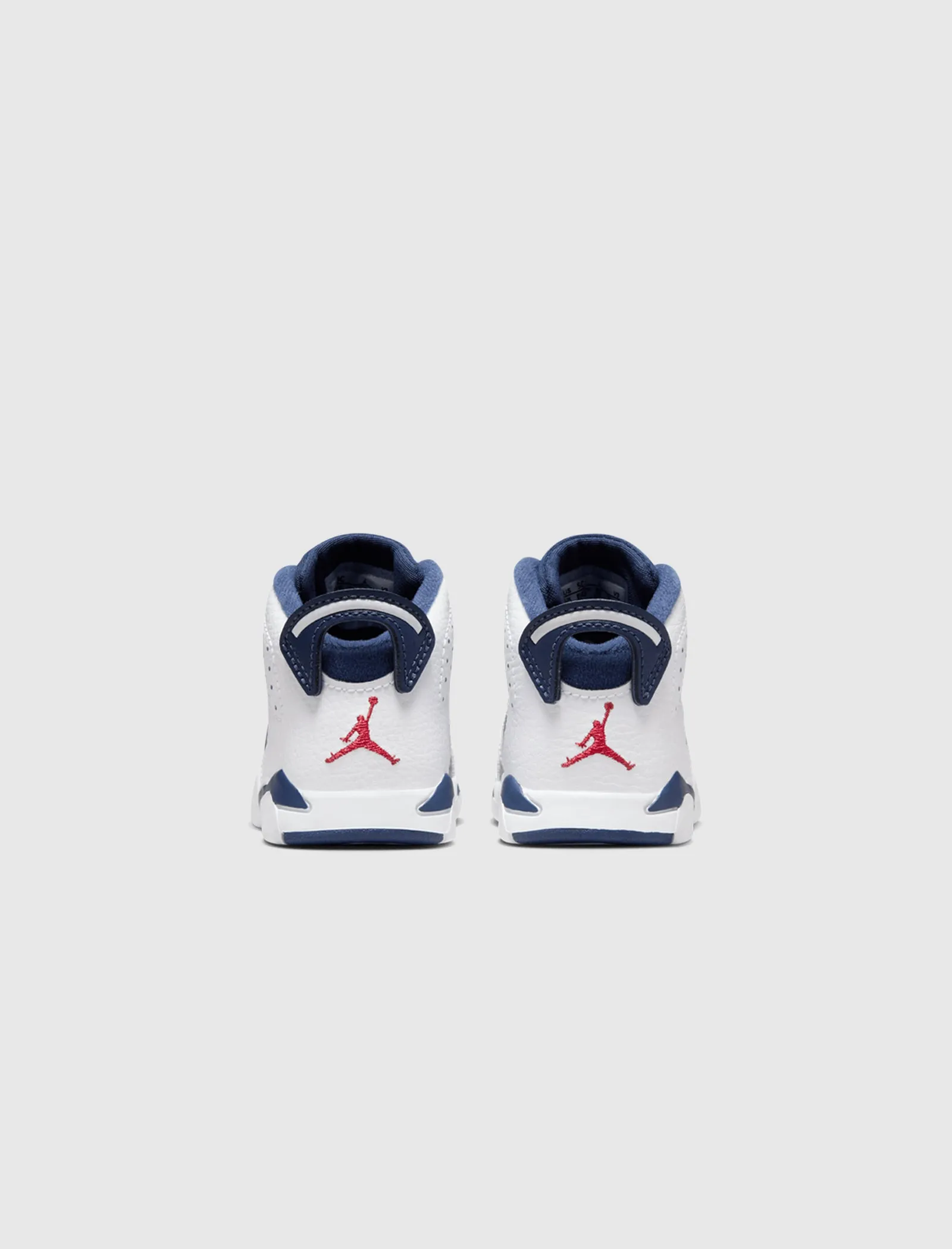 AIR JORDAN 6 RETRO "WHITE/VARSITY RED/MIDNIGHT NAVY" TD