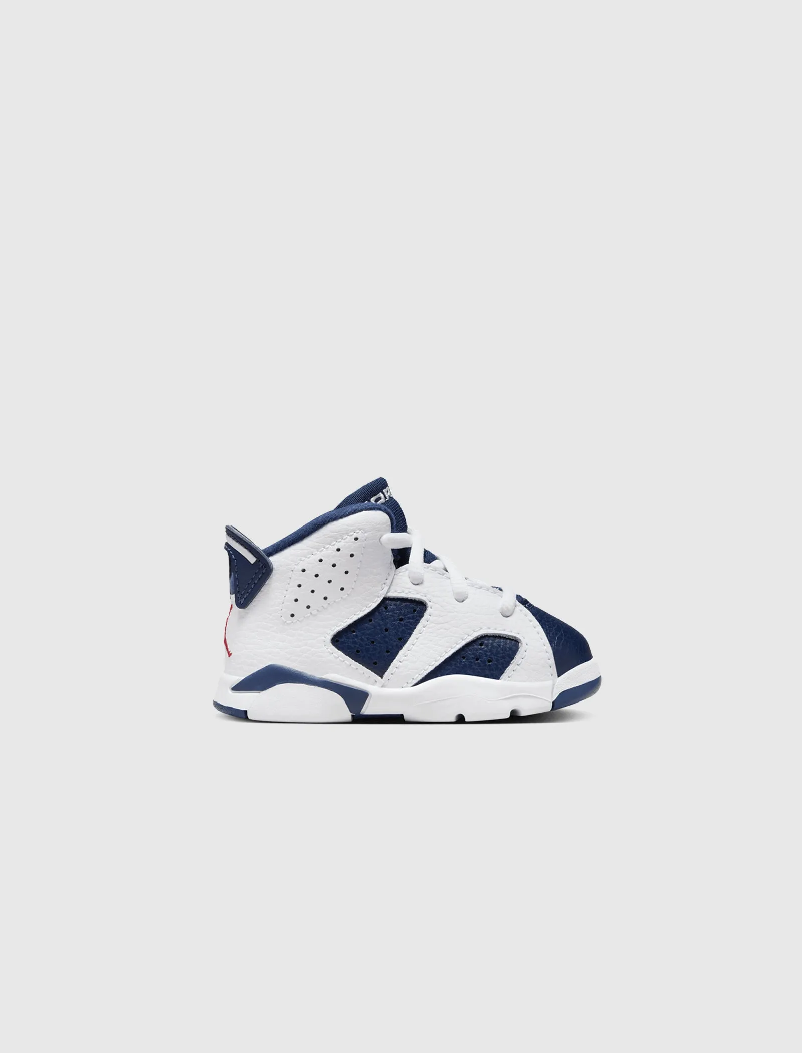 AIR JORDAN 6 RETRO "WHITE/VARSITY RED/MIDNIGHT NAVY" TD