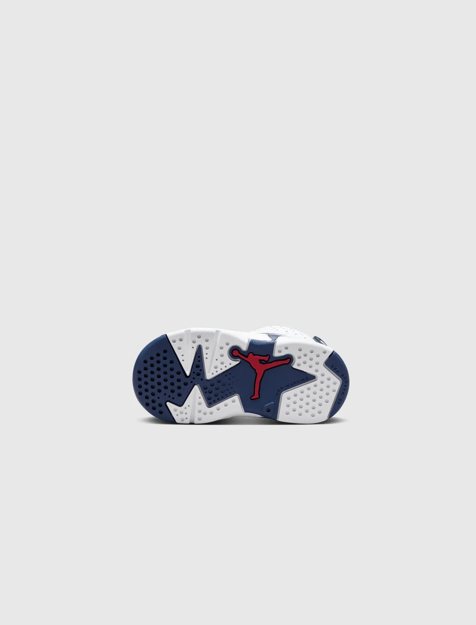 AIR JORDAN 6 RETRO "WHITE/VARSITY RED/MIDNIGHT NAVY" TD