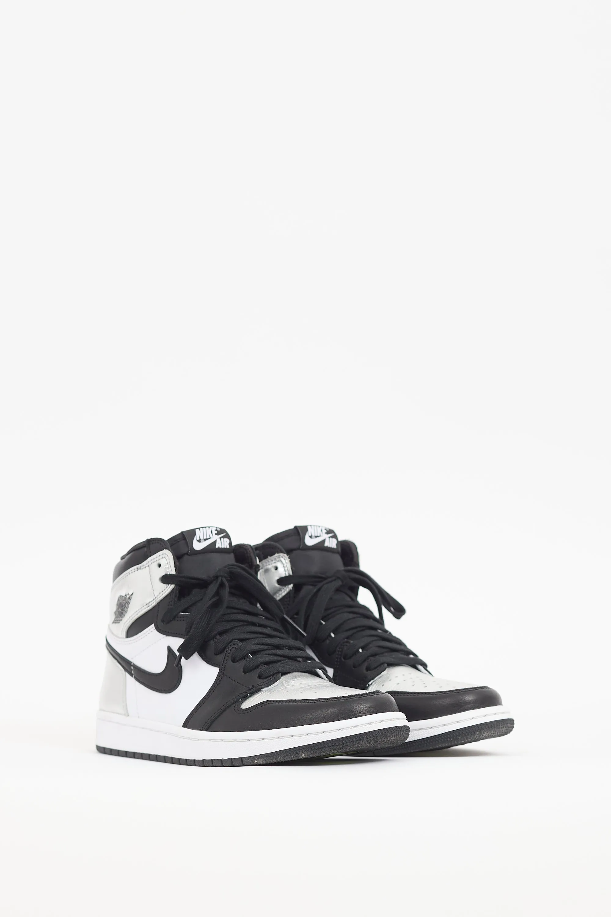 Air Jordan Silver Toe High Sneaker