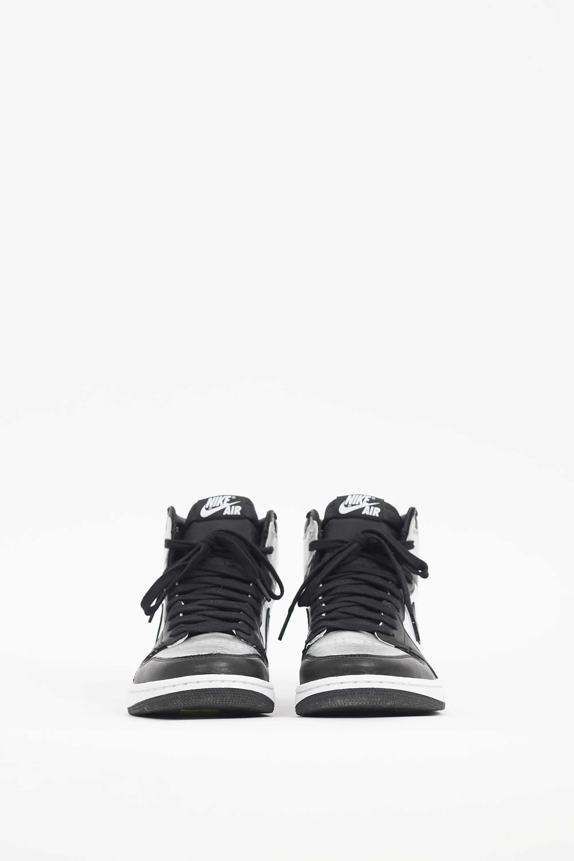 Air Jordan Silver Toe High Sneaker