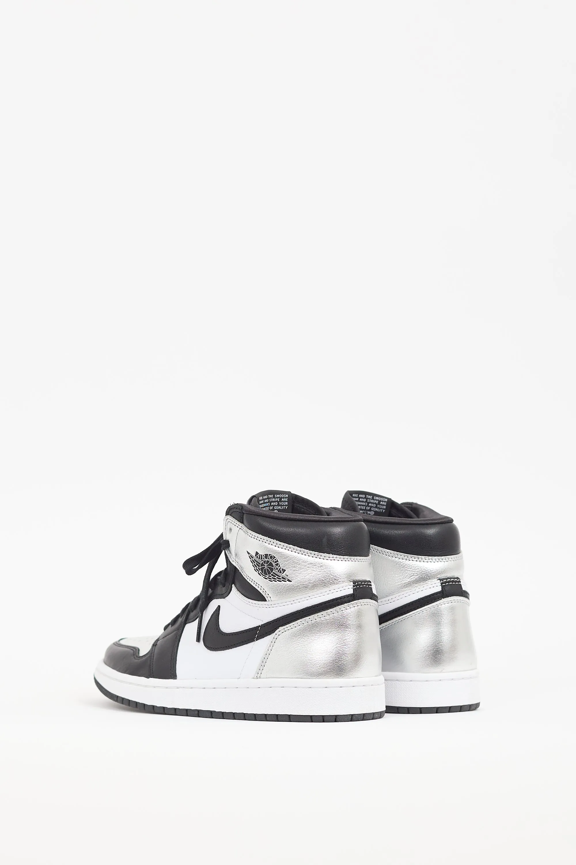 Air Jordan Silver Toe High Sneaker