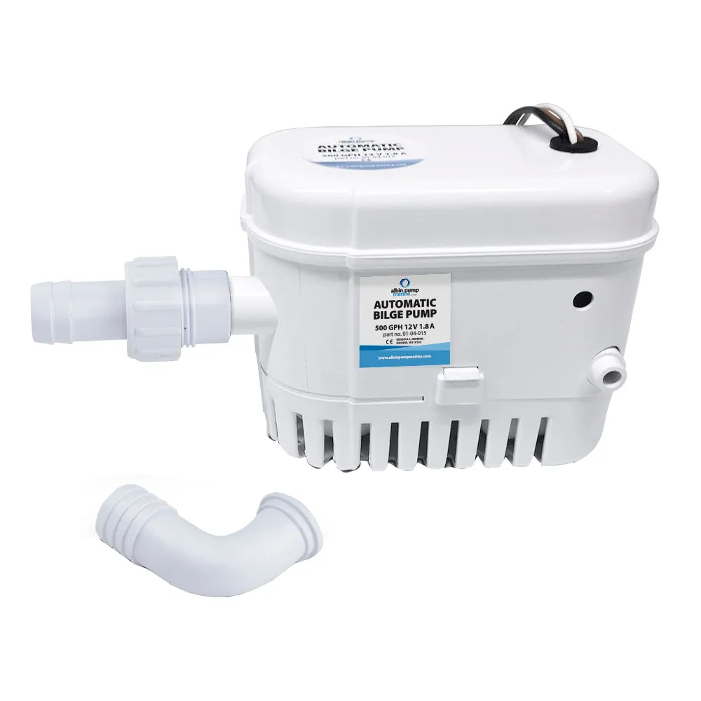 Albin Group Automatic Bilge Pump 500 GPH - 12V [01-04-015]