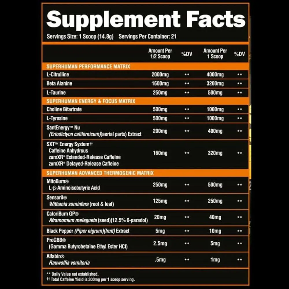 Alpha Lion SuperHuman Burn 21 Servings