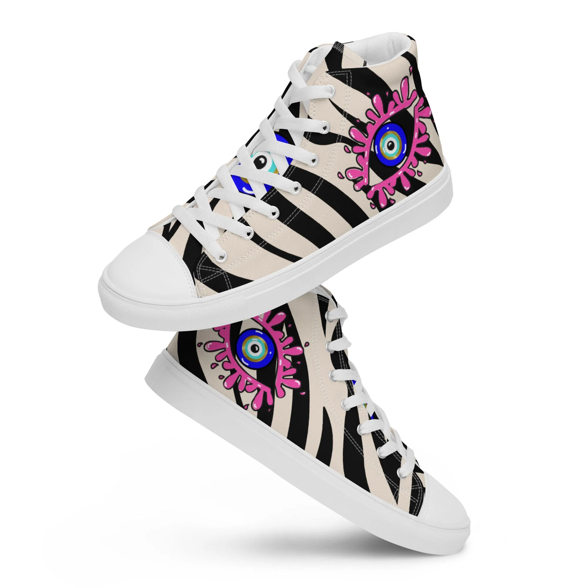 Amida Eye Women’s high top canvas shoes