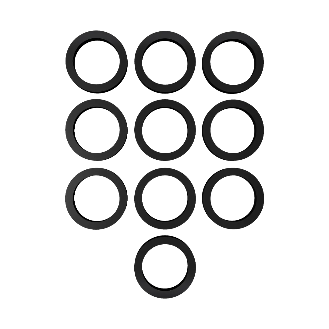 Appion KT11GG-R MegaFlow Hose Gasket 10 Pack for 1/2in FL Fittings