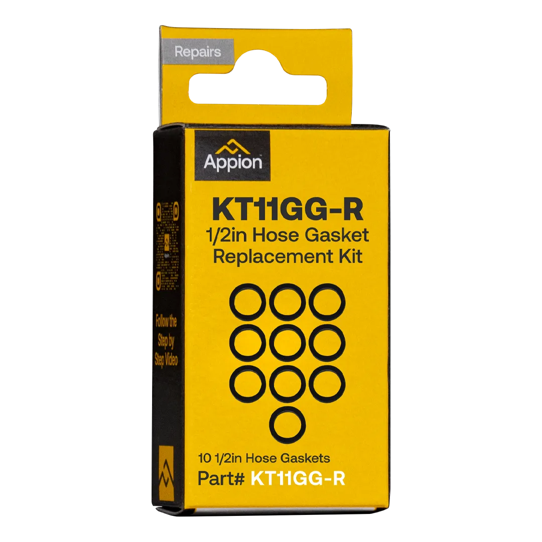 Appion KT11GG-R MegaFlow Hose Gasket 10 Pack for 1/2in FL Fittings