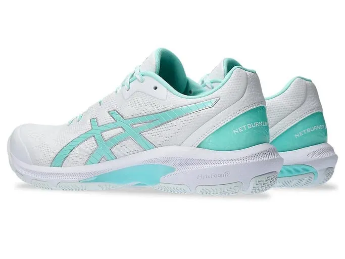 Asics Womens Netburner Shield FF - White/Illuminate Mint