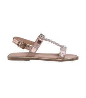 Barbara Kids Sandals for Girls - Rosegold