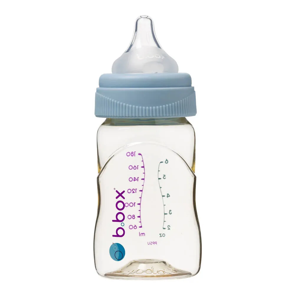 B.Box Baby Bottle 180ml Lullaby Blue