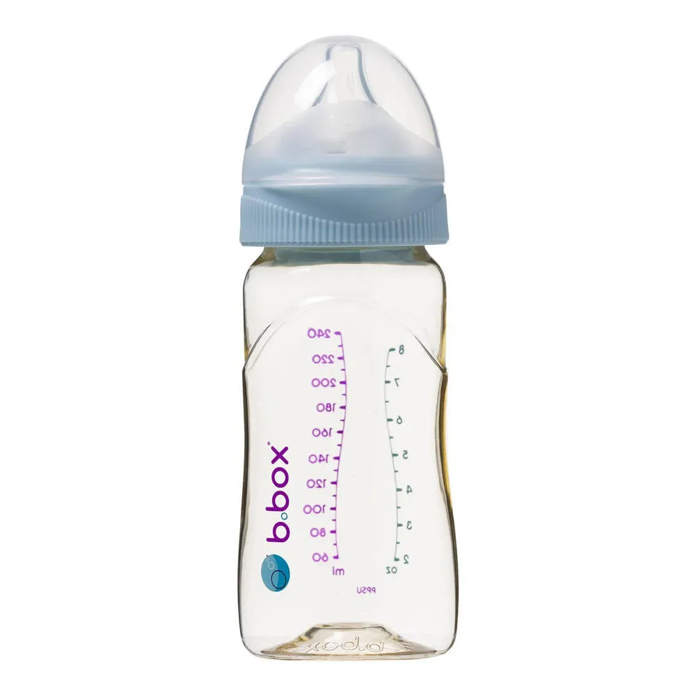 B.Box Baby Bottle 240ml Lullaby Blue