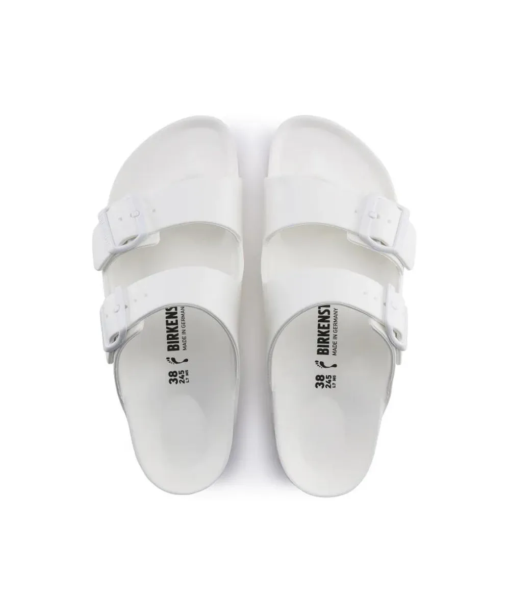 BIRKENSTOCK ARIZONA ESSENTIALS IN WHITE