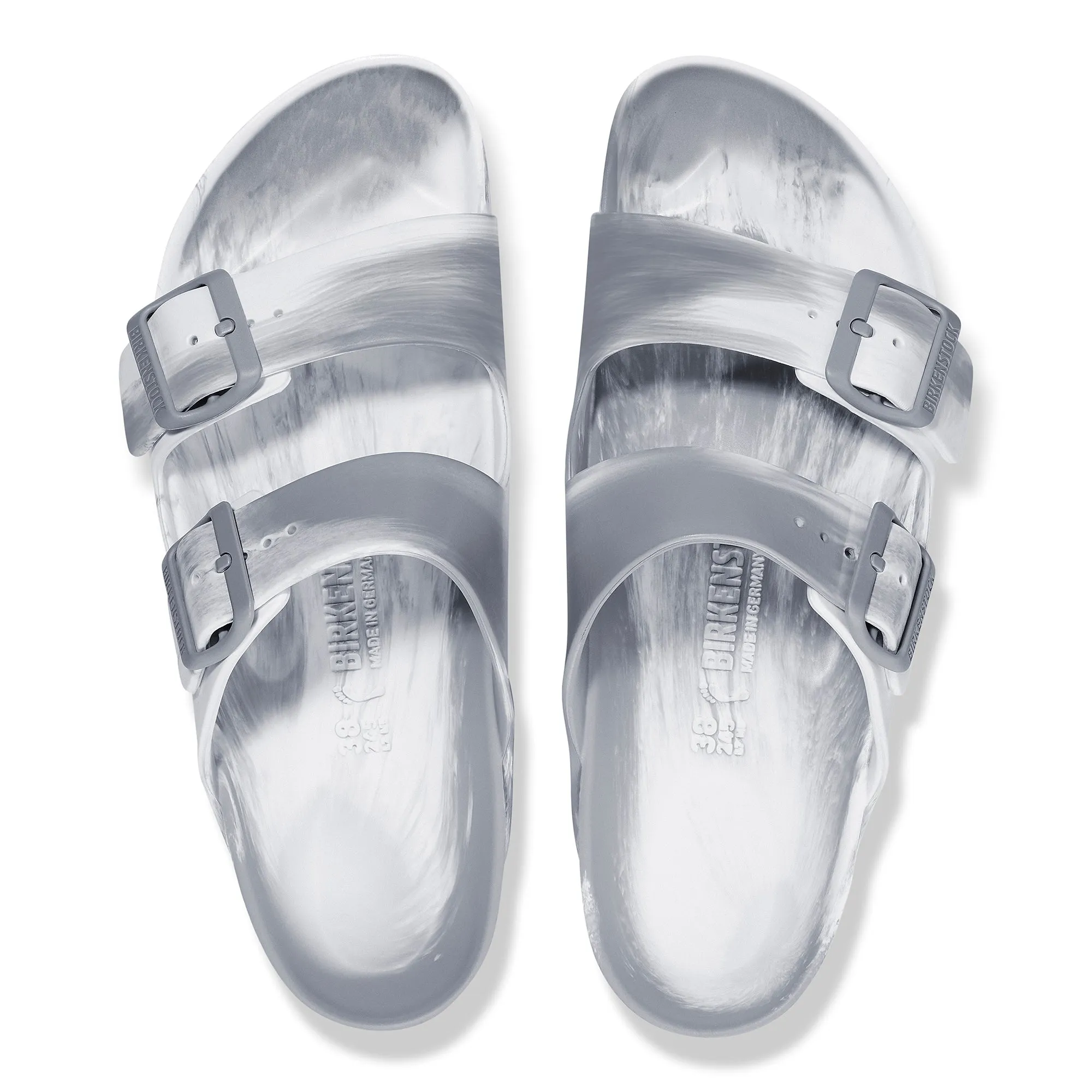 Birkenstock Arizona EVA - MULTI STONE COIN WHITE