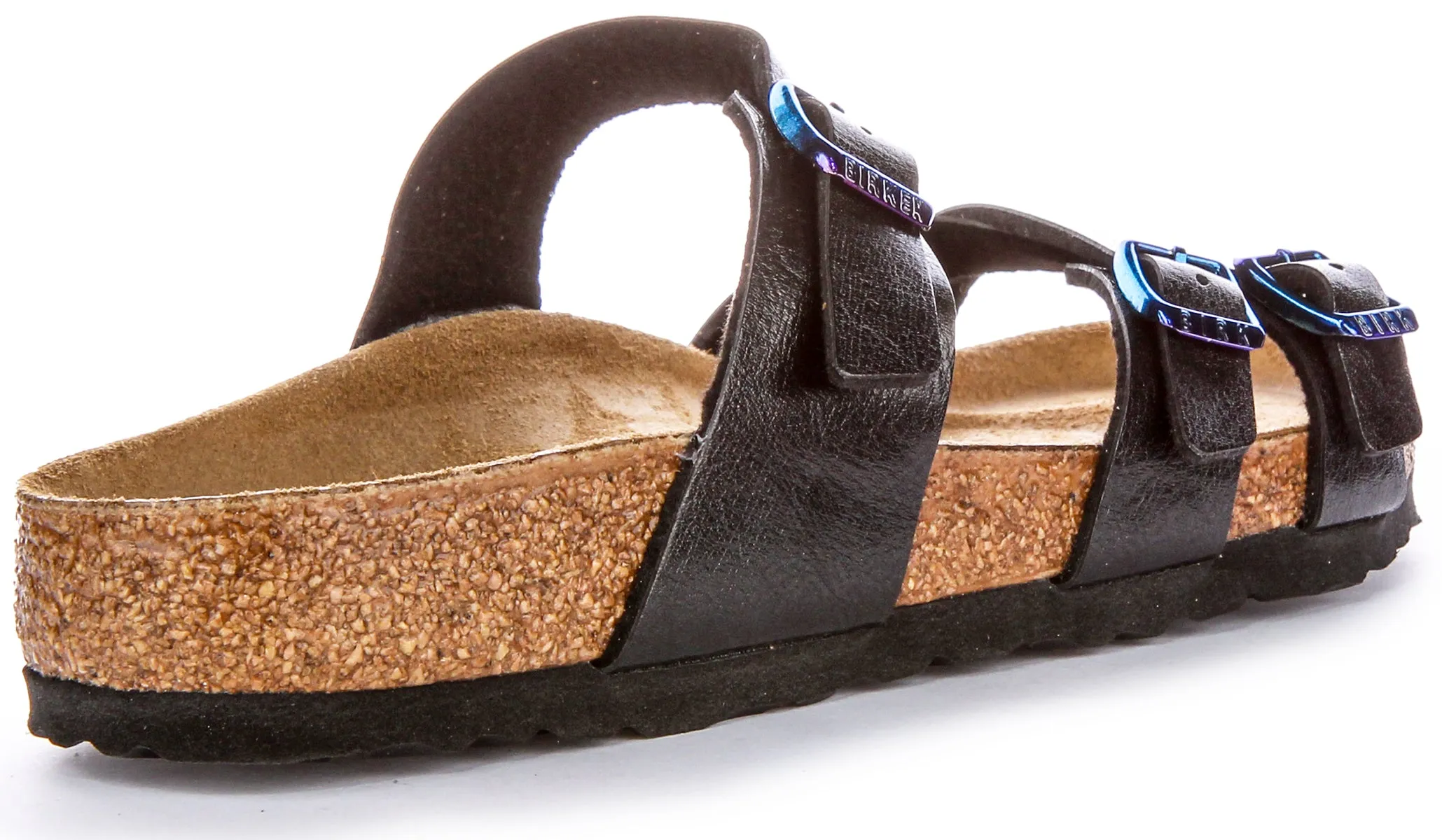 Birkenstock Franca Grace In Black Shiny For Women | Regular Fit