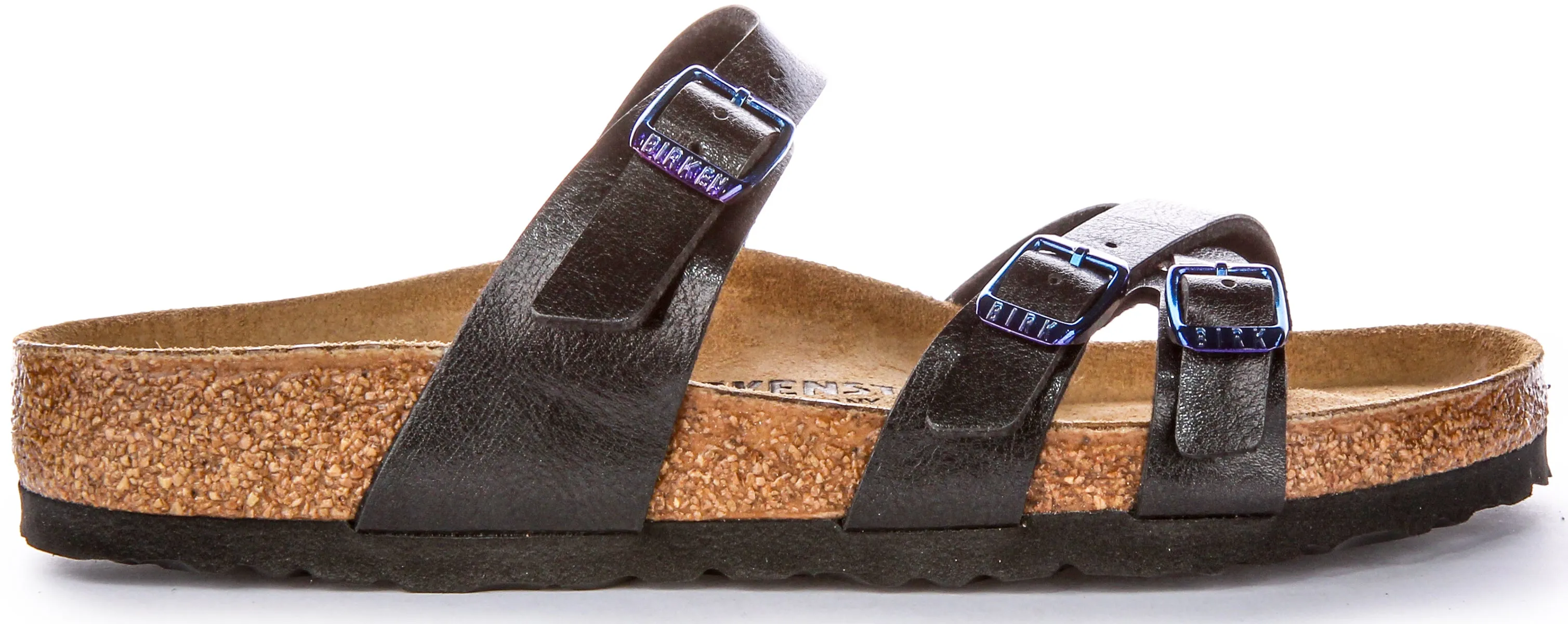 Birkenstock Franca Grace In Black Shiny For Women | Regular Fit