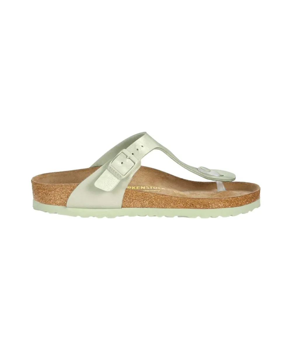 BIRKENSTOCK GIZEH BIG BUCKLE IN MINT