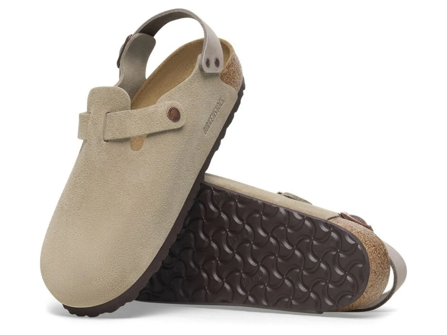 Birkenstock: Tokio in Taupe Narrow