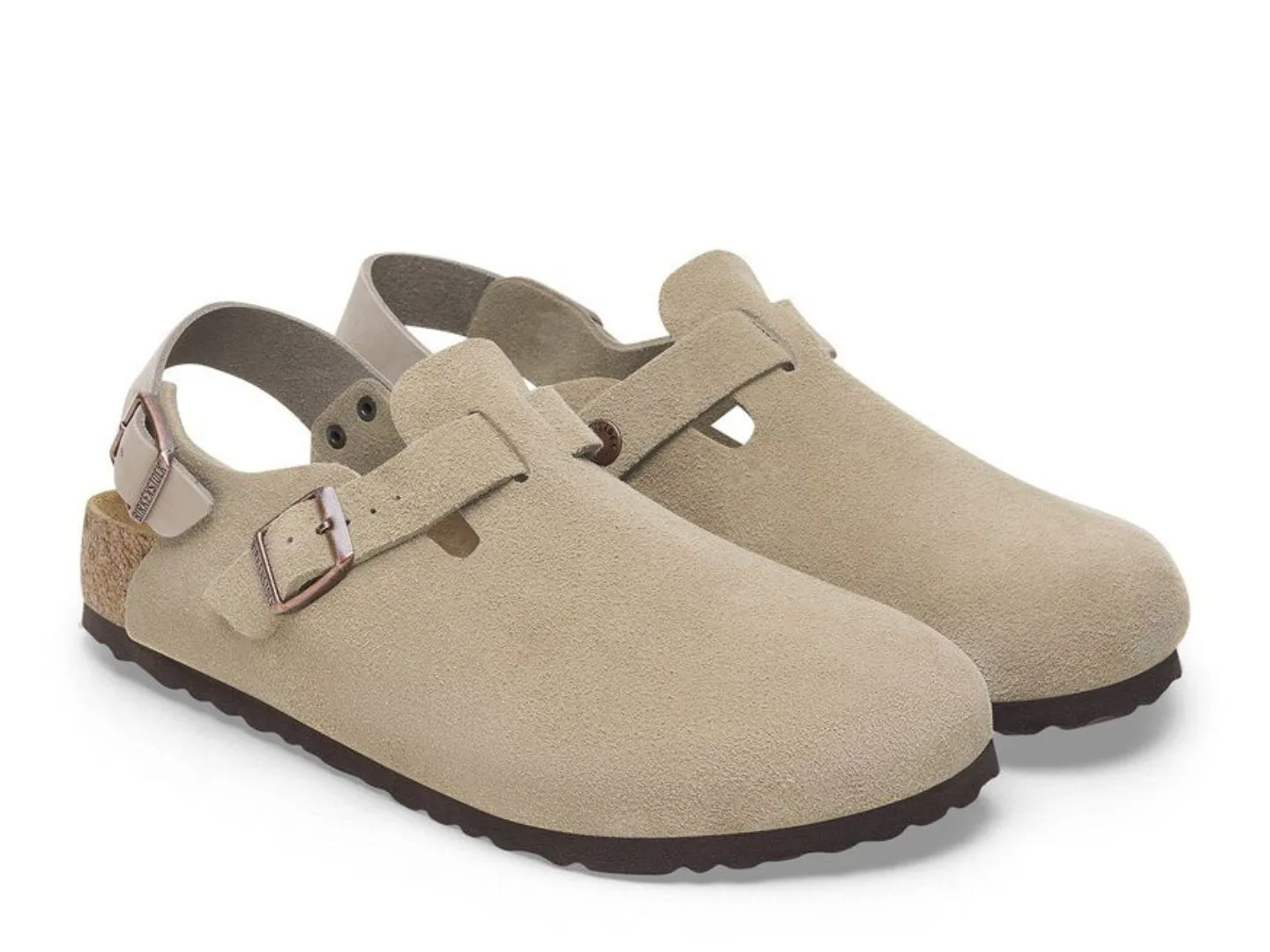 Birkenstock: Tokio in Taupe Narrow