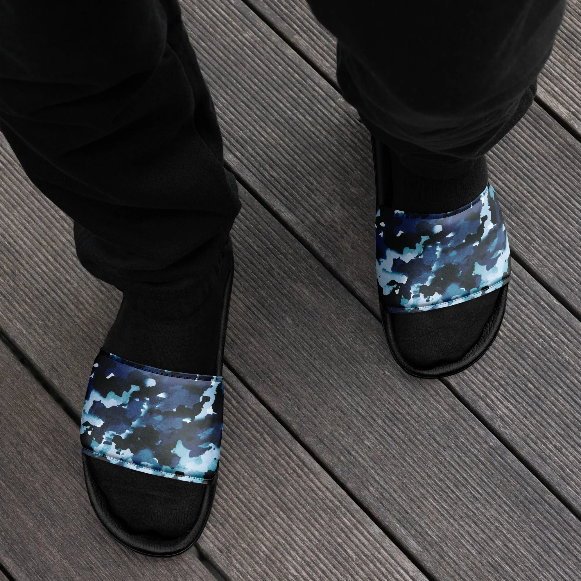 Blue Camo Men’s slides