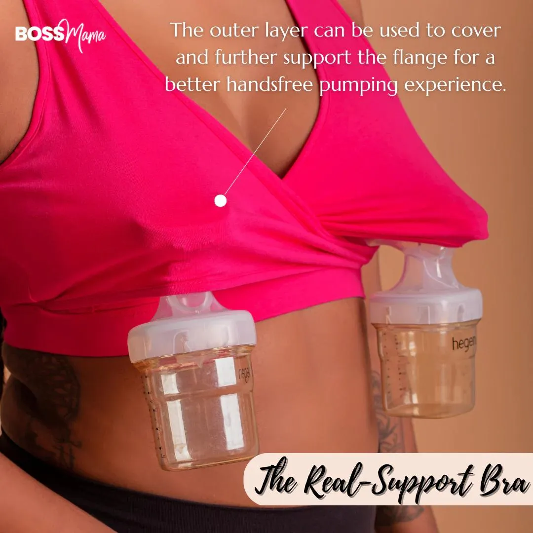 Boss Mama Real-Support Bra ( Brown )