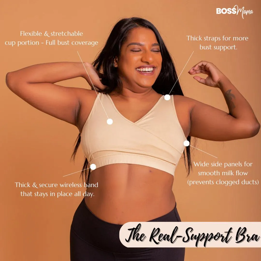 Boss Mama Real-Support Bra ( Nude )