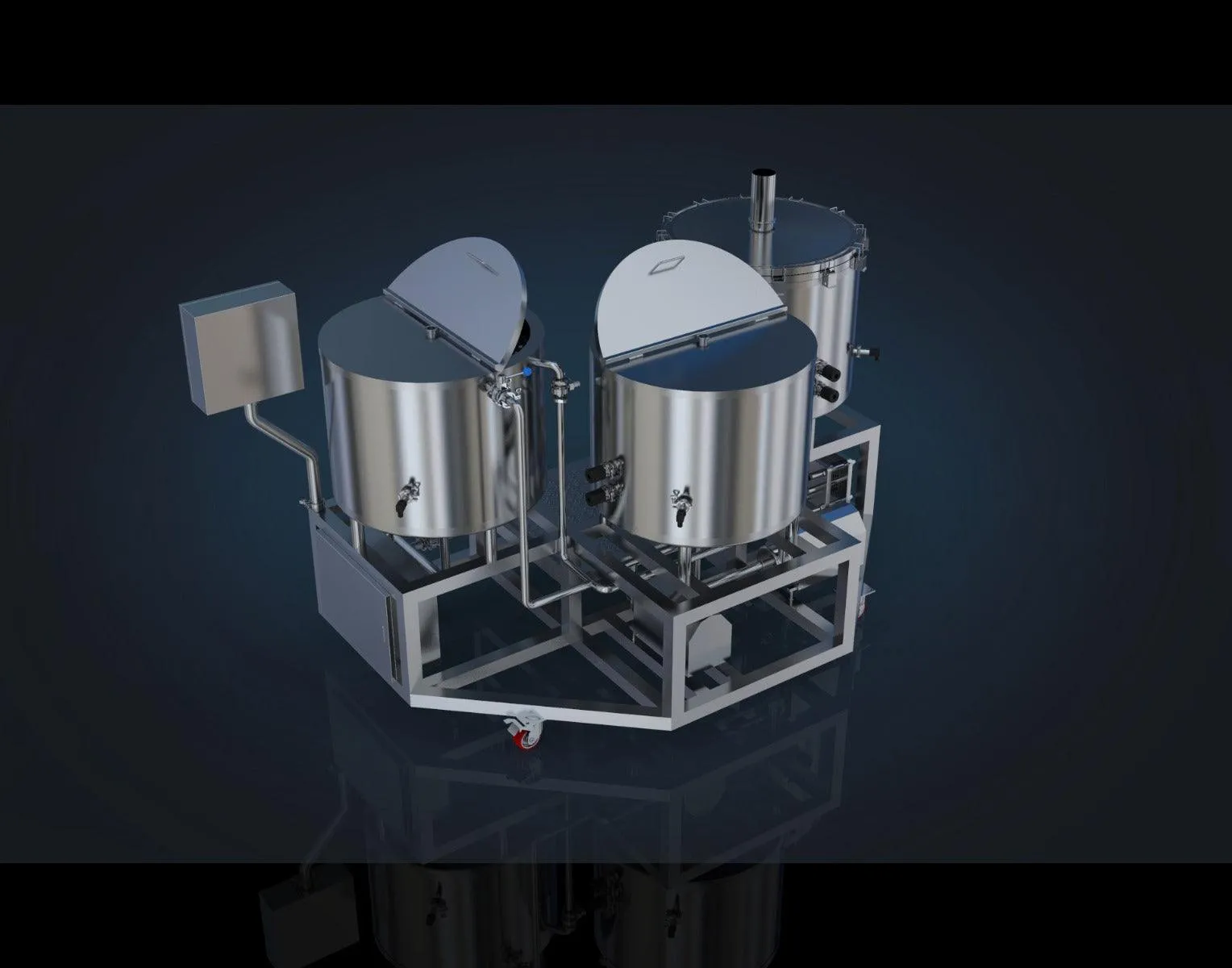 BrewZilla 200L - 3 Vessel Micro-Brewery