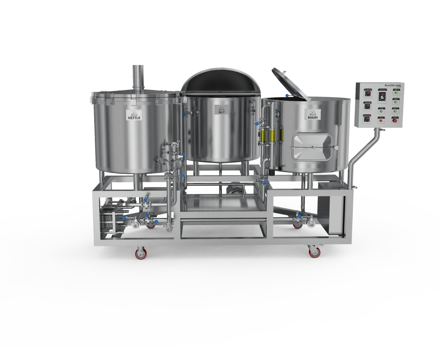 BrewZilla 200L - 3 Vessel Micro-Brewery