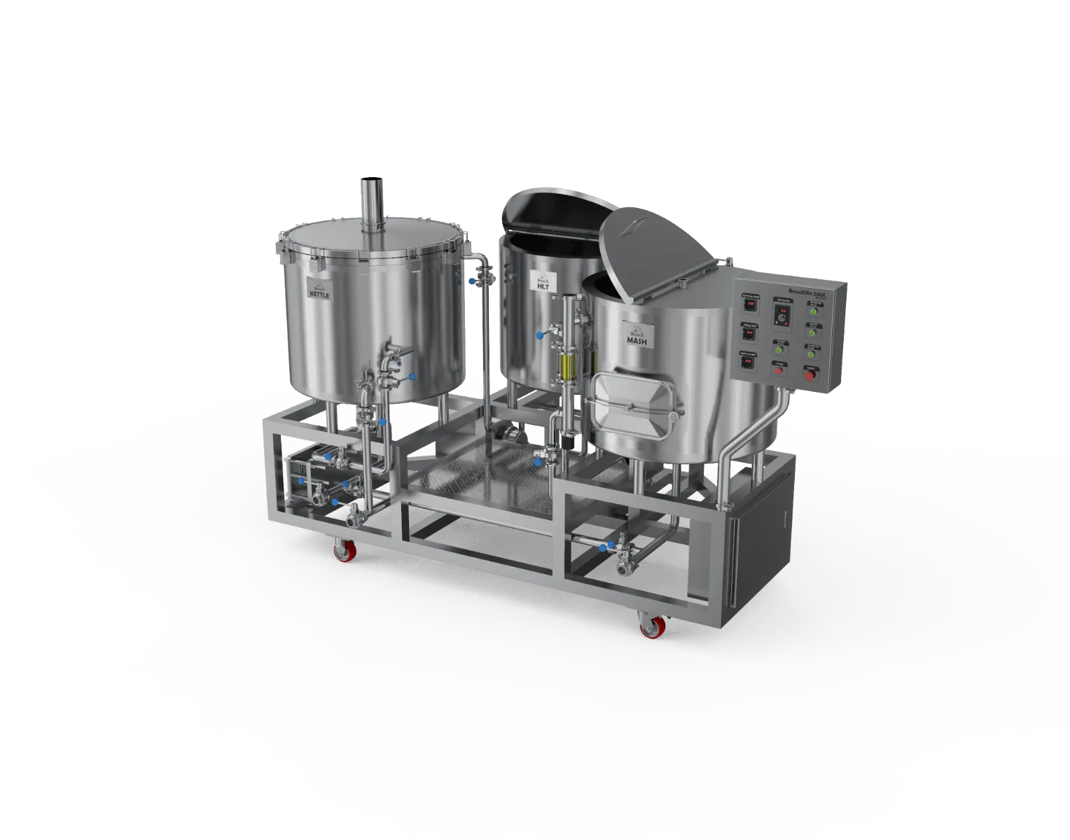 BrewZilla 200L - 3 Vessel Micro-Brewery