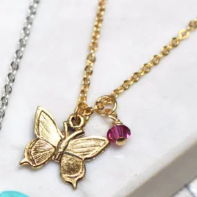 Butterfly Charm Necklace