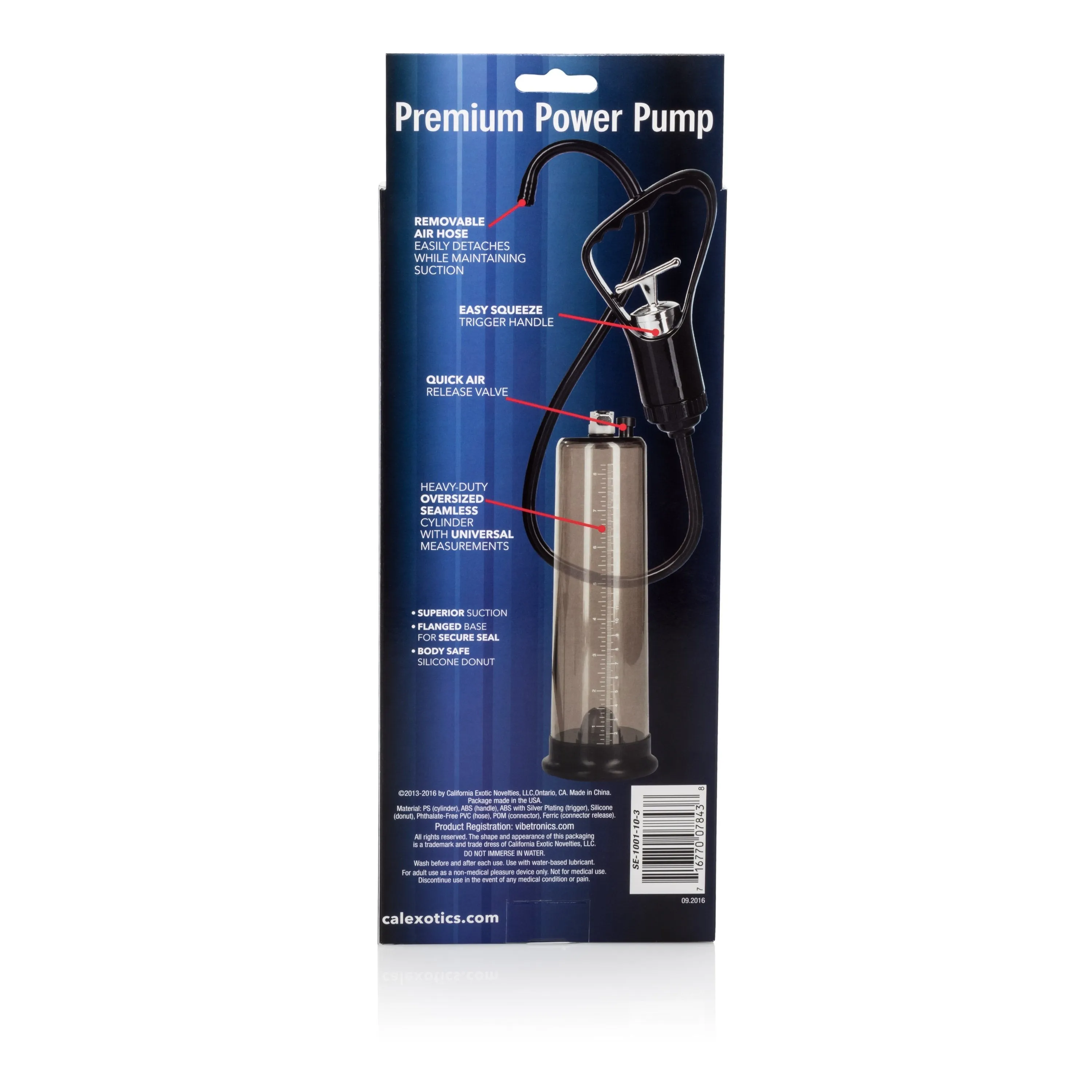 California Exotics - Apollo Premium Power Penis Pump (Black)