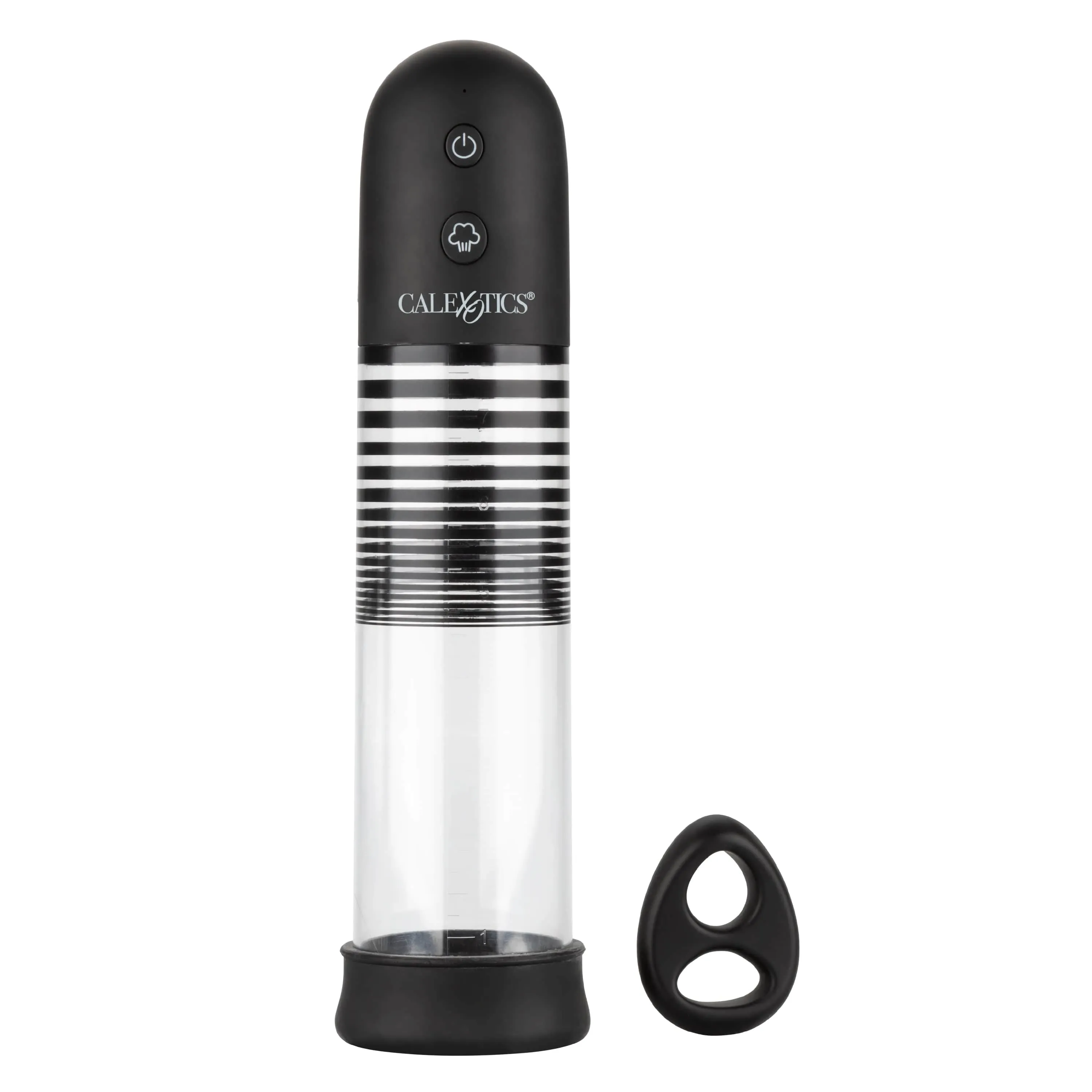 California Exotics - Optimum Series Rechargeable EZ Penis Pump Kit (Clear)