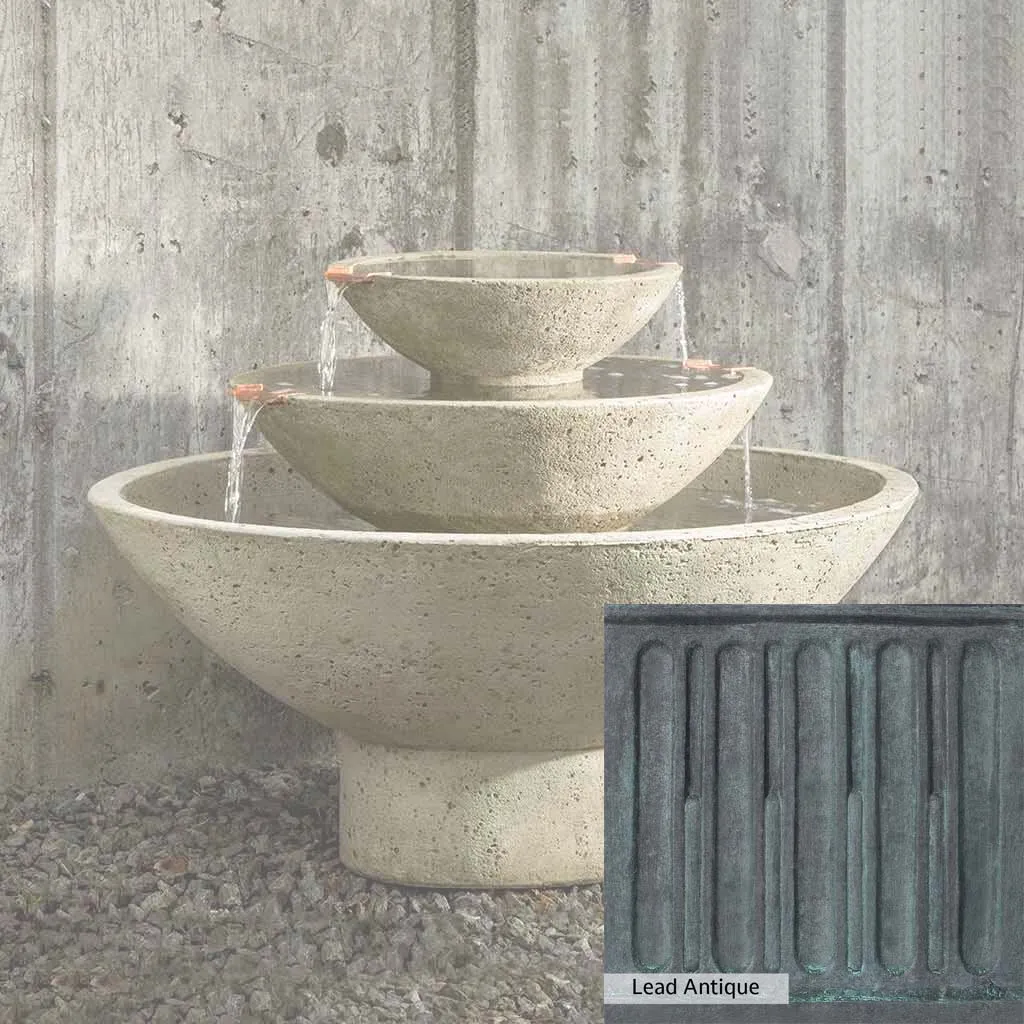 Campania International Carrera Oval Fountain