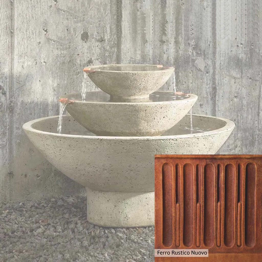 Campania International Carrera Oval Fountain